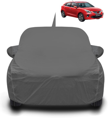 Caronix Car Cover For Toyota Glanza (With Mirror Pockets)(Grey)