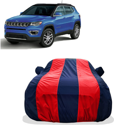 Tricway Car Cover For Jeep Compass 1.4 Limited Option (With Mirror Pockets)(Red)