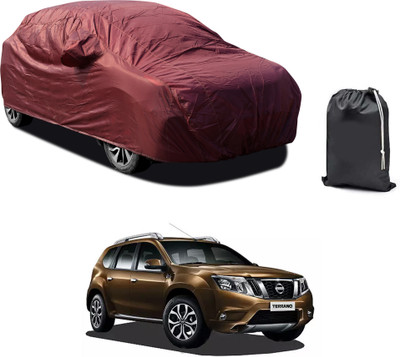 PAGORA Car Cover For Nissan Terrano (With Mirror Pockets)(Maroon)