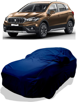Coxtor Car Cover For Maruti Suzuki S-Cross DDiS 200 Zeta (With Mirror Pockets)(Blue)