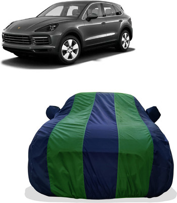 Tricway Car Cover For Porsche Cayenne E-Hybrid Petrol (With Mirror Pockets)(Green)