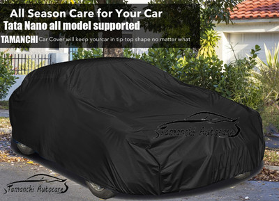 Tamanchi Autocare Car Cover For Tata Nano(Black)