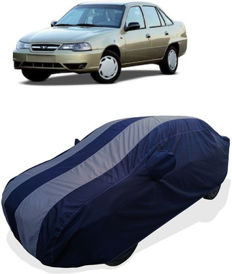 Coxtor Car Cover For Daewoo Nexia DOCH 1.5L (With Mirror Pockets)(Grey)