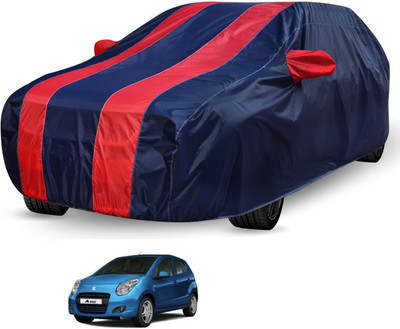 Auto Hub Car Cover For Maruti Suzuki A-Star (Without Mirror Pockets)(Black, Red)