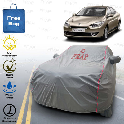 Frap Car Cover For Renault Fluence (With Mirror Pockets)(Grey, Red)