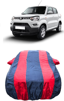 Wegather Car Cover For Maruti Suzuki S-Presso Std (With Mirror Pockets)(Red)