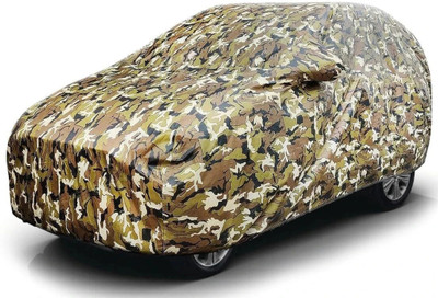 DRINAY Car Cover For Maruti Suzuki Baleno (With Mirror Pockets)(Green, Black)
