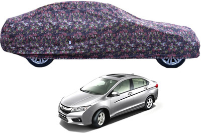 MOCKHE Car Cover For Honda City i-Dtec (With Mirror Pockets)(Green)
