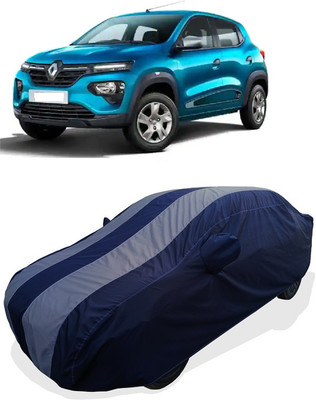 Coxtor Car Cover For Renault Kwid 1.0 RXT AMT Opt Petrol (With Mirror Pockets)(Grey)