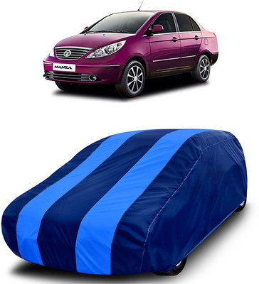 MoTRoX Car Cover For Tata Manza (Without Mirror Pockets)(Blue, Blue)