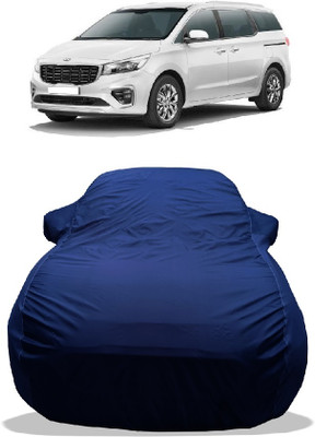 Wegather Car Cover For Kia Carnival Premium 8 STR Diesel (With Mirror Pockets)(Blue)