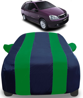 Auto Hub Car Cover For Tata Indigo Marina (With Mirror Pockets)(Green)