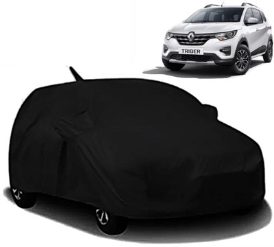 XOCAVO Car Cover For Renault Triber (With Mirror Pockets)(Black)
