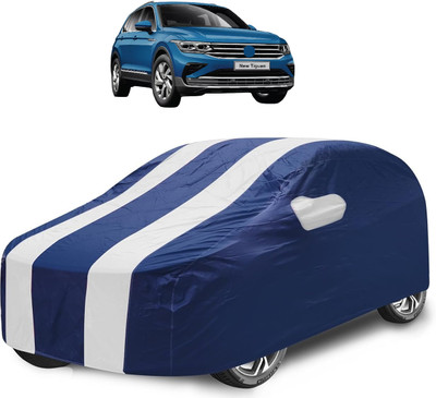 Caronix Car Cover For Volkswagen Tiguan (With Mirror Pockets)(White)
