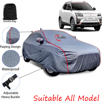 AUTOBIRSA Car Cover For Mahindra XUV400 (With Mirror Pockets)(Grey)
