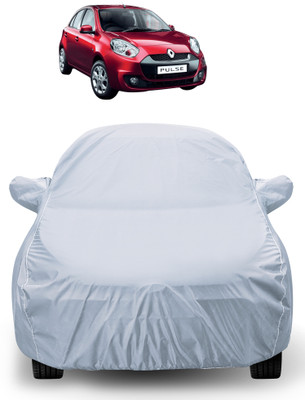 MOCKHE Car Cover For Renault Pulse (With Mirror Pockets)(Silver)
