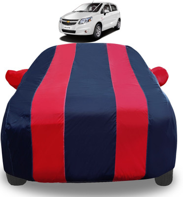 Amanzo Car Cover For Chevrolet Sail UVA (With Mirror Pockets)(Red)