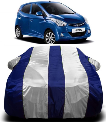 S Shine Max Car Cover For Hyundai Eon (With Mirror Pockets)(Multicolor)