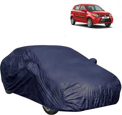 Auto Oprema Car Cover For Maruti Suzuki Alto, Alto 800, Alto 800 LXI Petrol (With Mirror Pockets)(Blue)