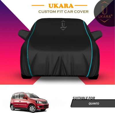 Ukara Car Cover For Mahindra Quanto (With Mirror Pockets)(Black)