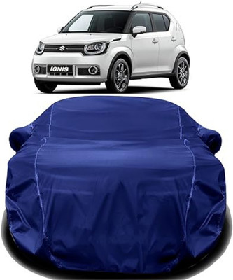AAREX AUTO Car Cover For Maruti Suzuki Ignis (With Mirror Pockets)(Blue)