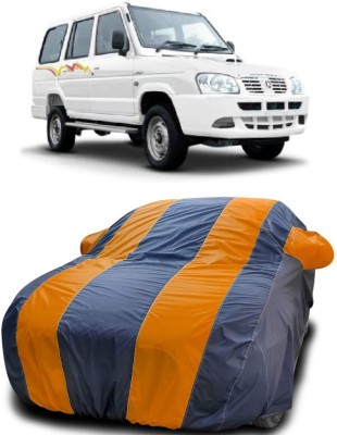 DIGGU Car Cover For ICML Extreme Xciter CRDFi 9Seater BSIII (With Mirror Pockets)(Orange, Blue)