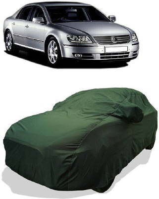 QLAX Car Cover For Maruti Phaeton V10 TDI (With Mirror Pockets)(Green)