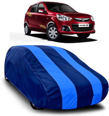 MoTRoX Car Cover For Maruti Suzuki Alto 800 (Without Mirror Pockets)(Blue, Blue)