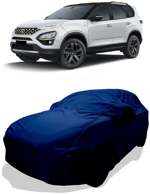Coxtor Car Cover For Tata Safari (7 Seater) (With Mirror Pockets)(Blue)