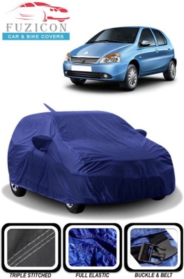 FUZICON Car Cover For Tata Indica DLX (With Mirror Pockets)(Blue)