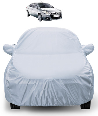 Auto Hub Car Cover For Renault Scala (With Mirror Pockets)(Silver)