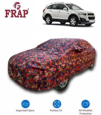 Frap Car Cover For Chevrolet Captiva (With Mirror Pockets)(Multicolor)