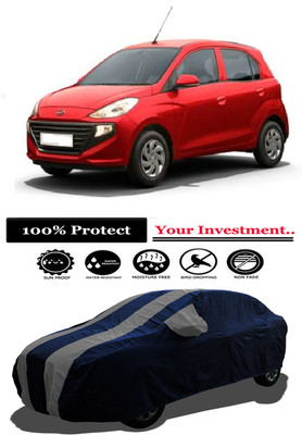 Amexride Car Cover For Hyundai Santro Magna Petrol (With Mirror Pockets)(Grey)