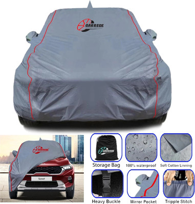 GARREGE Car Cover For Kia Sonet, Sonet (With Mirror Pockets)(Grey, For 2020, 2021, 2022, 2023, 2024 Models)