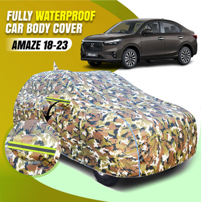 Otoroys Car Cover For Honda Amaze, Amaze EX, Amaze LX, Amaze S i-DTEC, Amaze S Petrol (With Mirror Pockets)(Green, For 2024, 2025 Models)