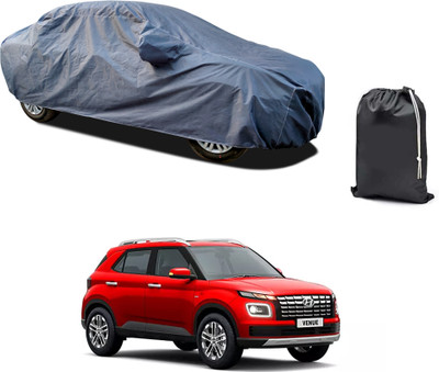CODOKI Car Cover For Hyundai Venue (With Mirror Pockets)(Grey, For 2019, 2020, 2021, 2022, 2023 Models)