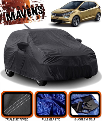 MAVENS Car Cover For Tata Altroz (With Mirror Pockets)(Black)