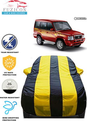 FUZICON Car Cover For Tata Sumo Gold EX BSIII(Yellow, Blue)