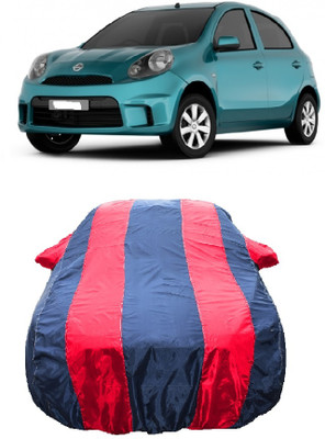 Wegather Car Cover For Nissan Micra Active XL Petrol (With Mirror Pockets)(Red)