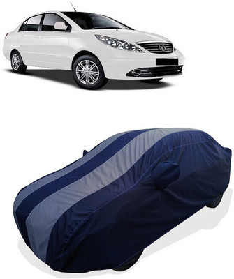 Coxtor Car Cover For Tata Indica Manza (With Mirror Pockets)(Grey)