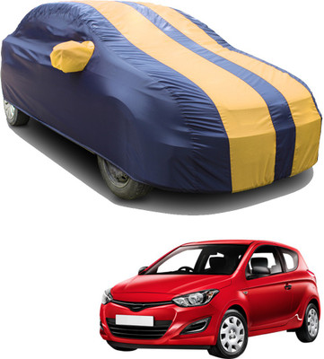 SS FOR YOUR SMART NEEDS Car Cover For Hyundai i20 (With Mirror Pockets)(Blue, Yellow)