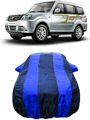 Wegather Car Cover For Tata Sumo Grande MKII GX (With Mirror Pockets)(Blue)
