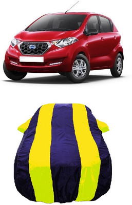 Wegather Car Cover For Datsun Redi GO S (With Mirror Pockets)(Yellow)