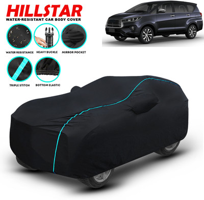 HILLSTAR Car Cover For Toyota Innova, Innova 2.0L, Innova 2.5 G (Diesel) 7 Seater, Innova 2.5 G (Diesel) 8 Seater, Innova 2.5 GX (Diesel) 7 Seater, Innova 2.5 GX (Diesel) 8 Seater, Innova 2.5 VX (Diesel) 7 Seater, Innova 2.5 VX (Diesel) 8 Seater, Innova 2.5 ZX Diesel 7 Seater (With Mirror Pockets)(B