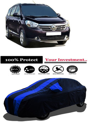 Amexride Car Cover For Renault Lodgy 110PS RxL 7 Seater (With Mirror Pockets)(Multicolor)
