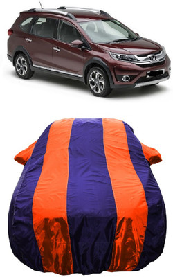 Wegather Car Cover For Honda BRV i-VTEC E MT Petrol (With Mirror Pockets)(Orange)