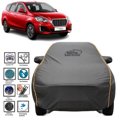 AutoTen Car Cover For Nissan Datsun GO T Option CVT Petrol, Universal For Car (With Mirror Pockets)(Grey, Yellow, For 2004, 2005, 2006, 2007, 2008, 2009, 2010, 2011, 2012, 2013, 2014, 2015, 2016, 2017, 2018, 2019, 2020, 2021, 2022 Models)