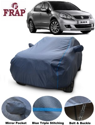 Frap Car Cover For Maruti Suzuki SX4 (With Mirror Pockets)(Grey)