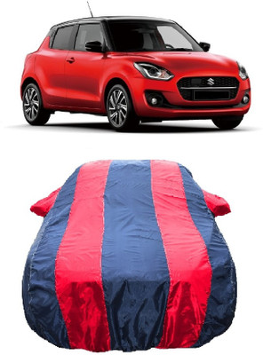 Wegather Car Cover For Maruti Suzuki Swift ZXI (With Mirror Pockets)(Red)