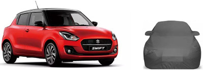 Anlopeproducts Car Cover For Maruti Suzuki Swift VXI Glory Limited Edition (With Mirror Pockets)(Grey)